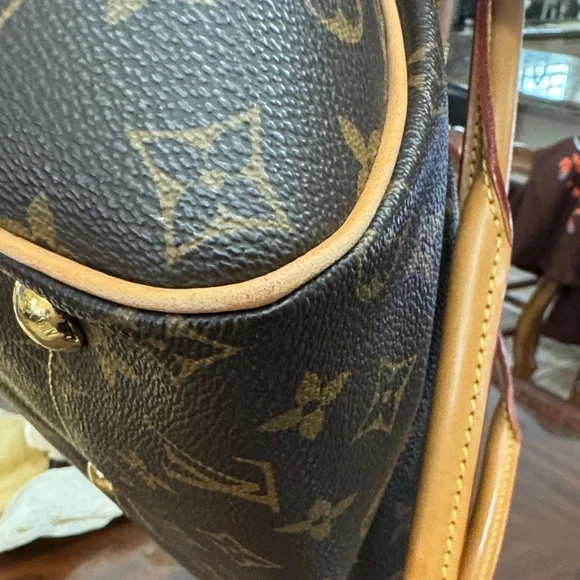 Louis Vuitton Brown Monogram Shoulder Bag - Picture 13 of 16